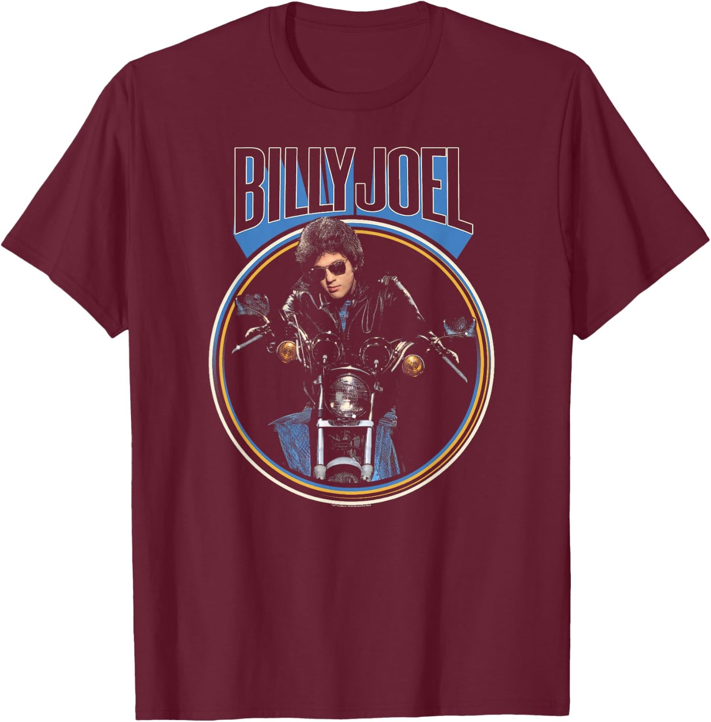 Billy Joel - Sometimes a Fantasy T-Shirt - T-Shirt | Maroon