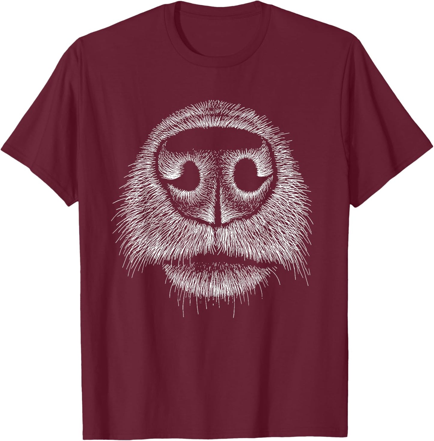 Dog Dog Snout X Dogs Art Dog Dogs Fine Art , black, S T-Shirt - T-Shirt | Maroon