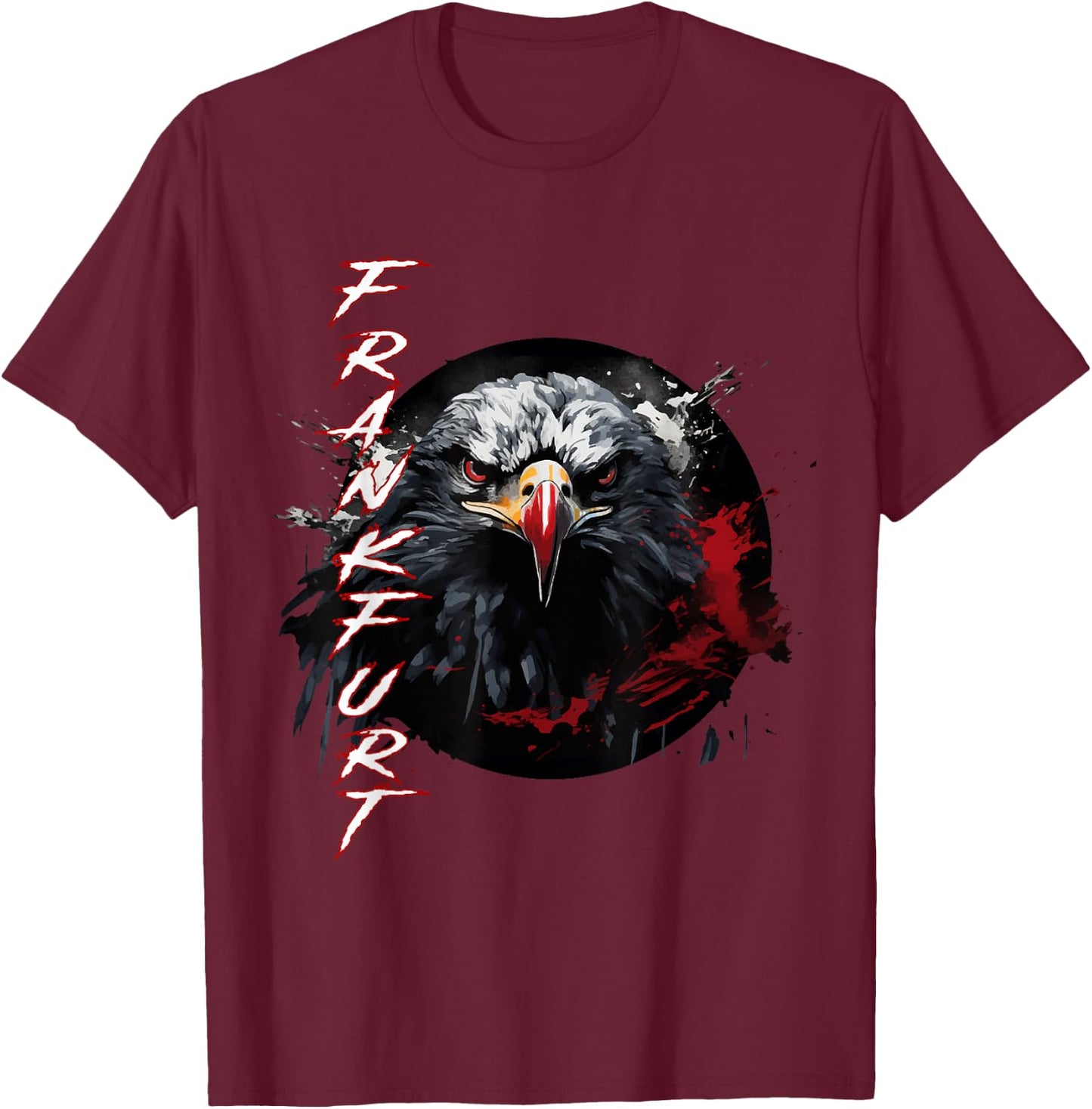 Frankfurt for Frankfurt Boys & Patriots FFM T-Shirt - T-Shirt | Maroon