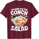 Conch Salad Bahamian Food T-Shirt - T-Shirt | Maroon
