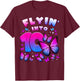 Birthday Girl 10 Years Old Butterfly Number 10 T-Shirt - T-Shirt | Maroon