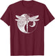 Yin Yang Dragonfly Hippie Free Spirit T-Shirt - T-Shirt | Maroon