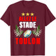 Rugby Toulon 3 Stars Oval Ball Supporter T-Shirt - T-Shirt | Maroon