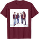 Ramones & Clement Burke Band Shoot By George DuBose T-Shirt - T-Shirt | Maroon