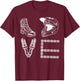 Moto Gear Race Essentials - Dirtbike Love Motocross MX Life T-Shirt - T-Shirt | Maroon