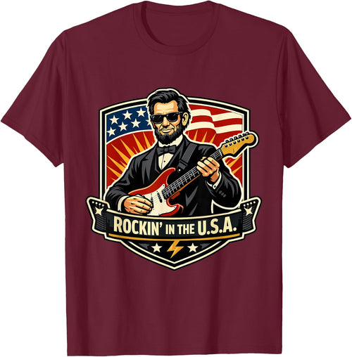 Rockin in The USA President Guitar American Independence Day