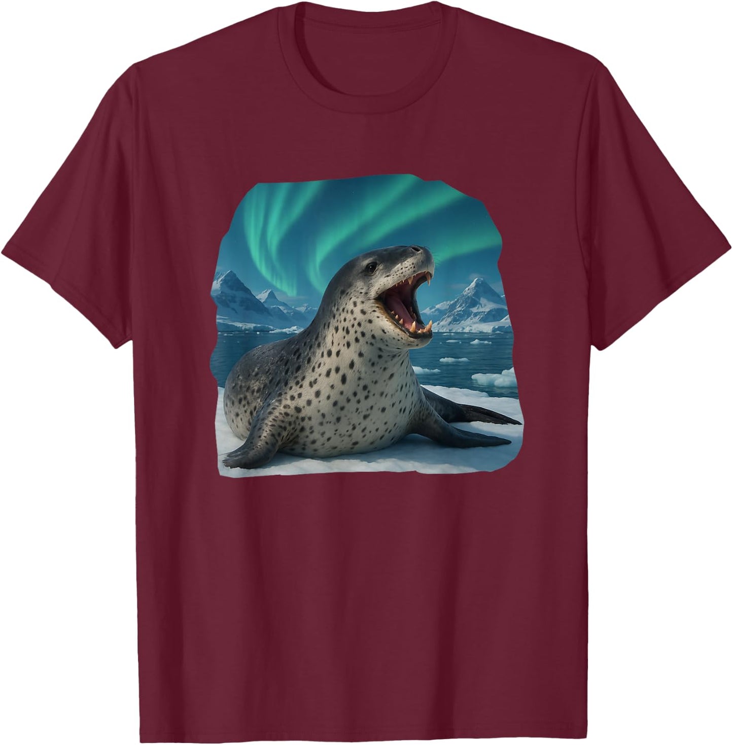 Leopard Seals Leopard Seal T-Shirt - T-Shirt | Maroon