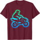 Quad Man Child , Black, S T-Shirt - T-Shirt | Maroon
