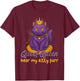 Funny Queef Queen Cat Inappropriate Dirty Adult Humor Jokes T-Shirt - T-Shirt | Maroon