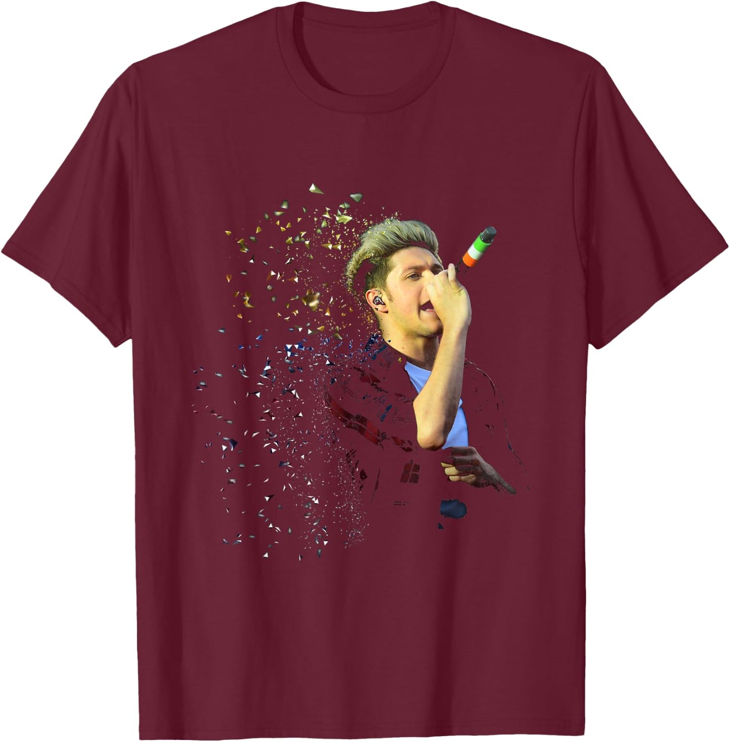 Niall Horan One Direction Murrayfield Stadium 2014 , Black, S T-Shirt - T-Shirt | Maroon