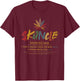 Skunkle Like A Regular Uncle But More Chill Weed Plant T-Shirt - T-Shirt | Maroon