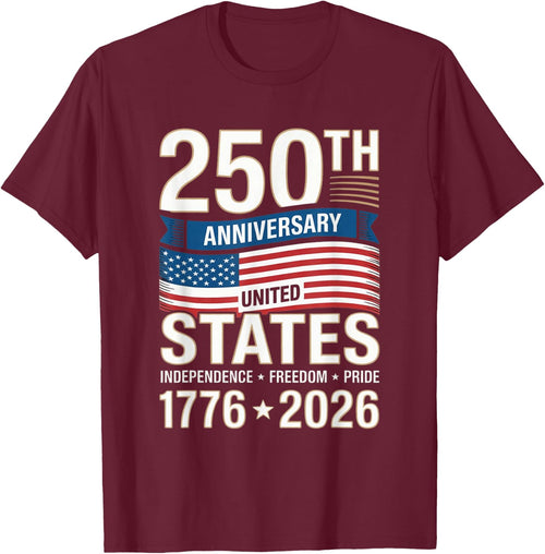 250 Anniversary USA 4th of July Patriotic 250 Years American