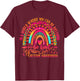 Autism Awareness Be Kind Leopard Rainbow Choose Kindness T-Shirt - T-Shirt | Maroon