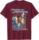 Transformers Decepticon Starscream , Herren, -Erwachsene, Kurzarm, Schwarz, S, Klassisch, Cartoon, Offiziell lizenziert, Klassische Passform, Imported T-Shirt - T-Shirt | Maroon