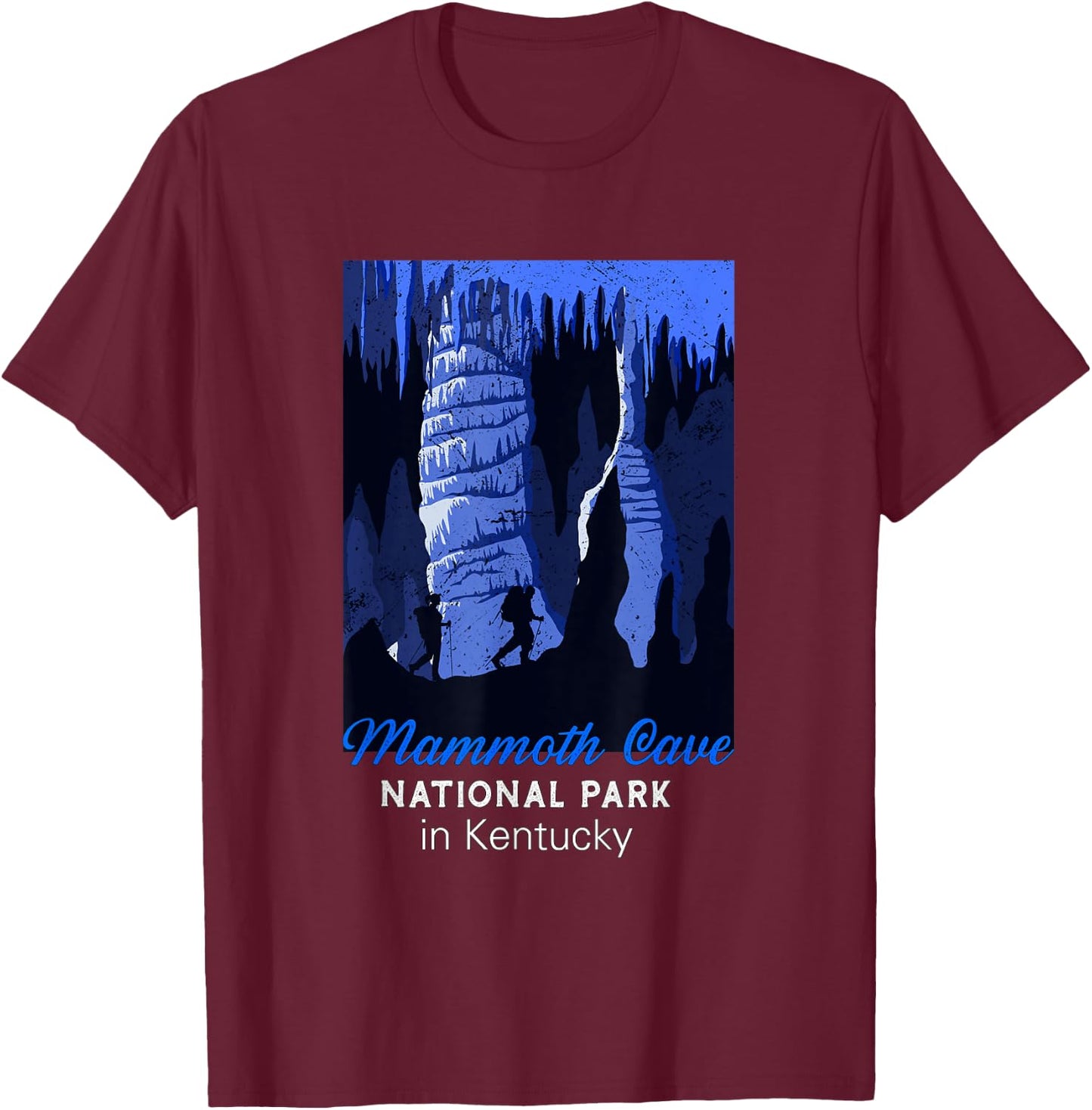 Mammoth Cave National Park Kentucky T-Shirt - T-Shirt | Maroon