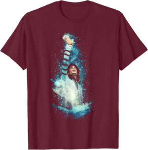 Michael Jackson Bad World Tour 1988 , Black, , S T-Shirt - T-Shirt | Maroon