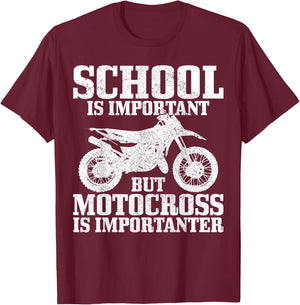 Motocross MX Enduro Freestyle Motorcycle Gift T-Shirt - T-Shirt | Maroon