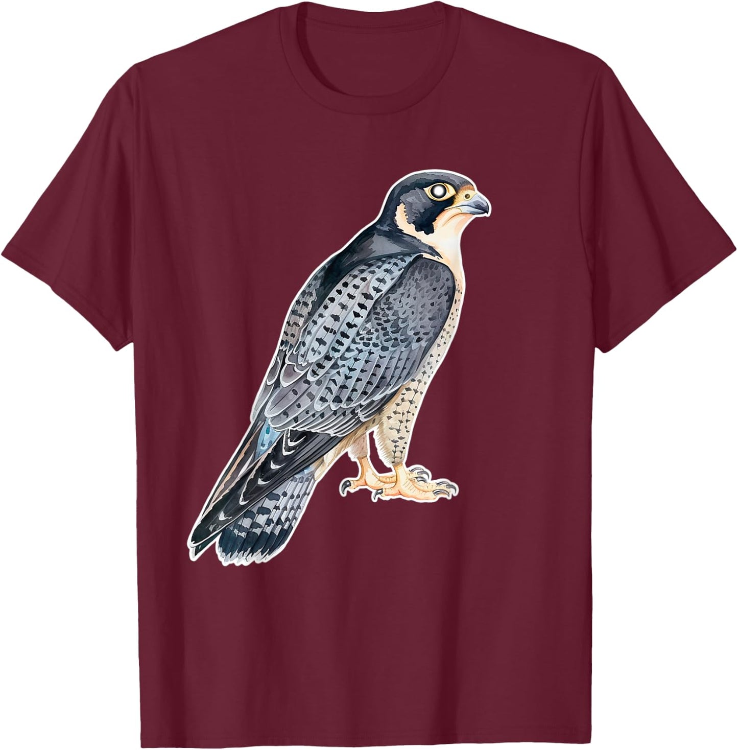 Peregrine Falcon x Falcon T-Shirt - T-Shirt | Maroon