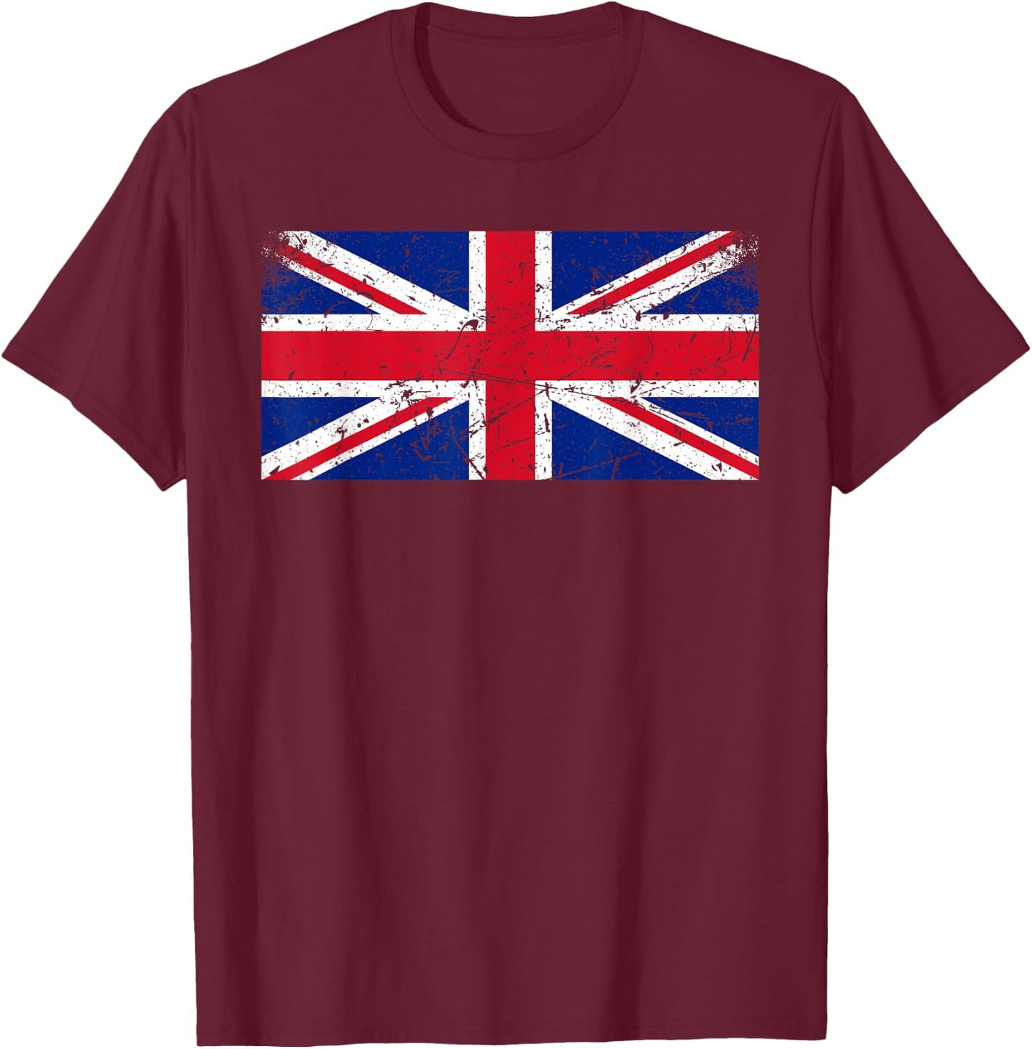 United Kingdom Flag , Women, Kids T-Shirt - T-Shirt | Maroon