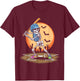 Baseball Skeleton Halloween Men Women Boys Halloween T-Shirt - T-Shirt | Maroon