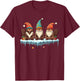 Funny Beaver Gnomies Christmas Gnome Kids T-Shirt - T-Shirt | Maroon