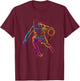 Basketball Guy Sketch Basketball Boys T-Shirt - T-Shirt | Maroon
