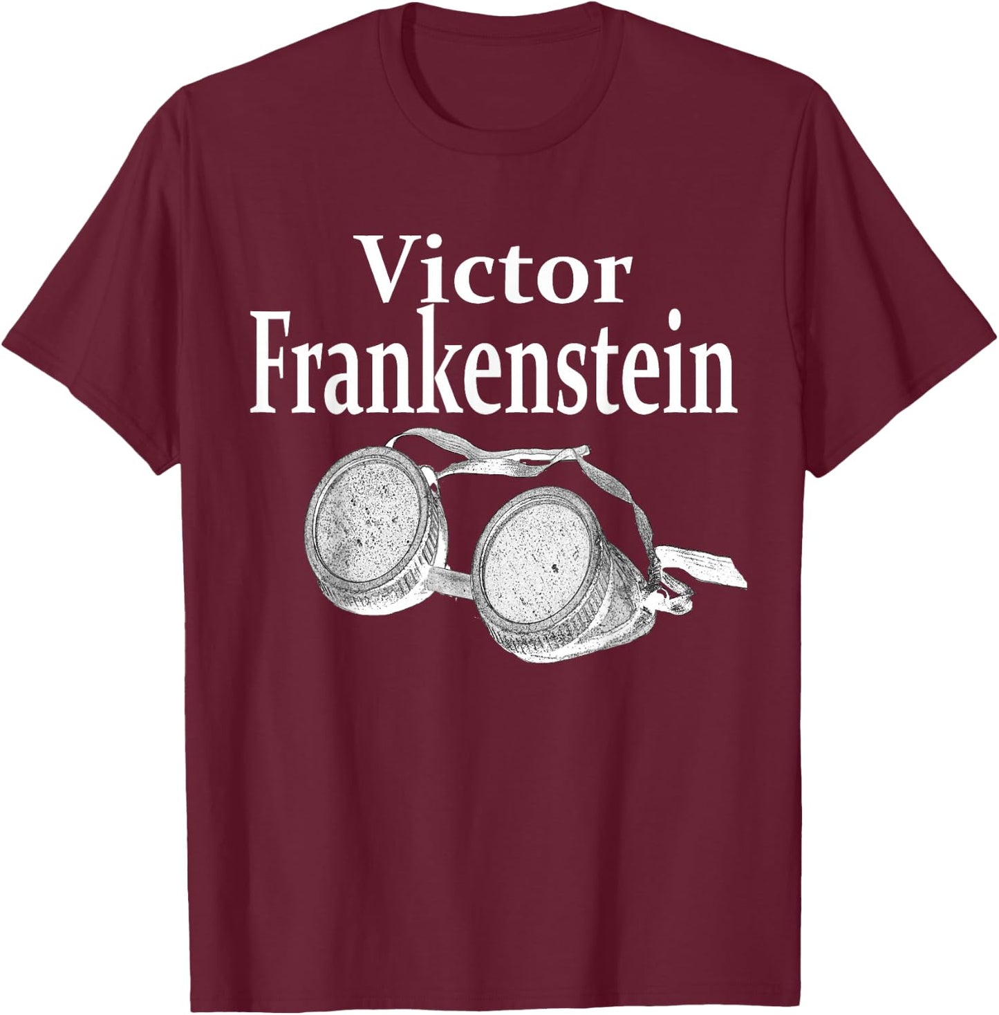 Victor Frankenstein Equipment T-Shirt - T-Shirt | Maroon