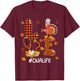 LOVE CNA Life Thanksgiving Turkey Stethoscope Nurse Pumpkins T-Shirt - T-Shirt | Maroon