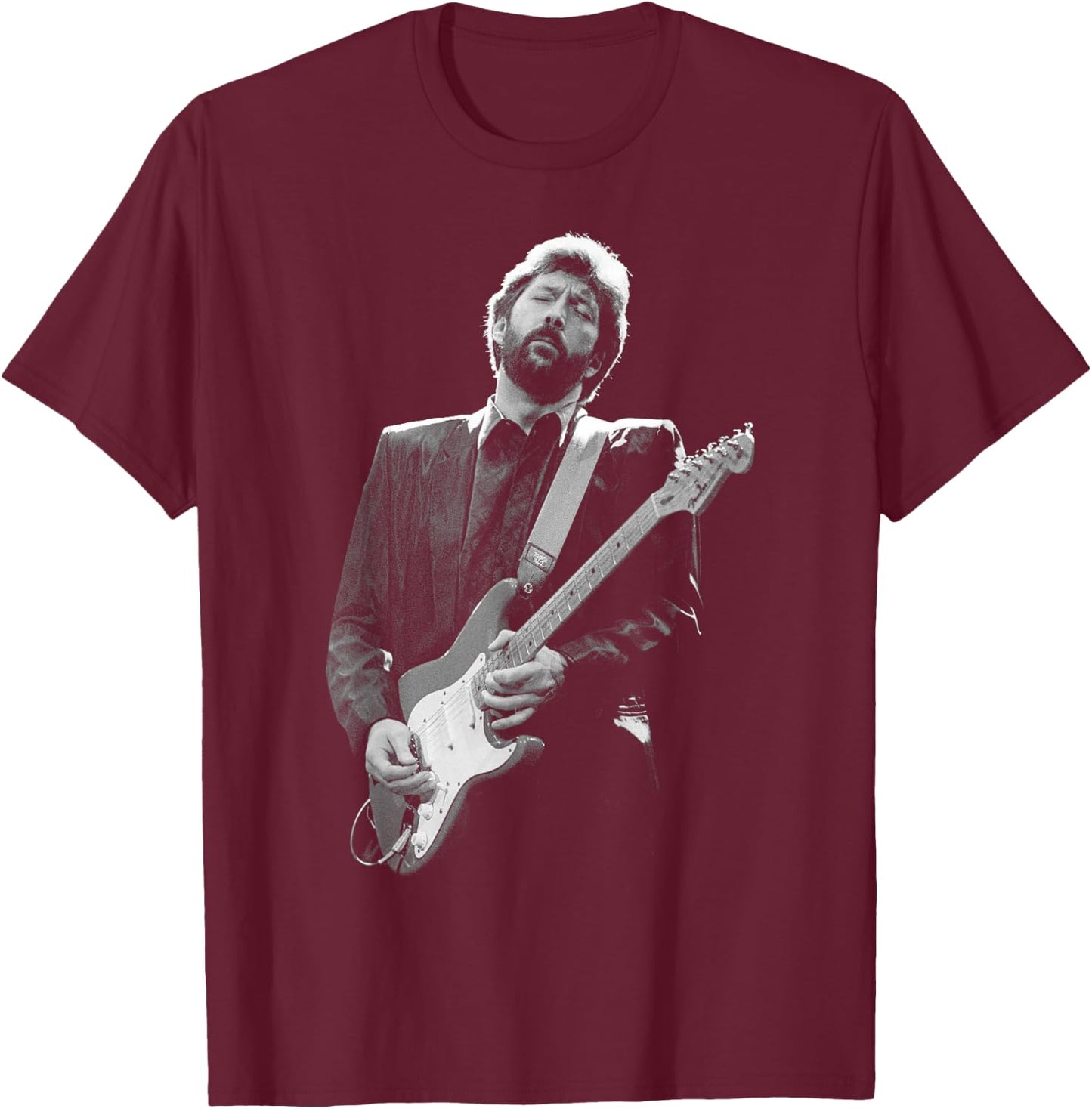 Eric Clapton Royal Albert 1987 , Black, S T-Shirt - T-Shirt | Maroon