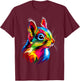Squirrel Animals Soft Squirrels , Black, S T-Shirt - T-Shirt | Maroon