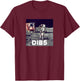 Dibs On The Moon American Moon Landing T-Shirt - T-Shirt | Maroon