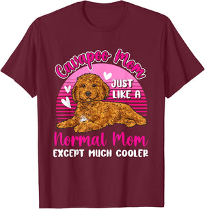 Cavapoo Mom Dog Owner Cavapoo Men Women T-Shirt - T-Shirt | Maroon