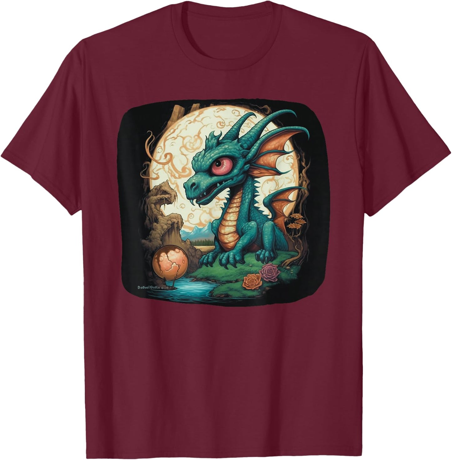 Spyro Adventure Dragon Gamer Dragon T Fantasy Pop Art T T-Shirt - T-Shirt | Maroon