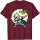 Ren Faire Dabbing Medieval Knight Dragon Funny Renaissance T-Shirt - T-Shirt | Maroon