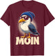 Moin Plattdeutsch Norddeutschland Ostfriesland Ostsee Moin T-Shirt - T-Shirt | Maroon