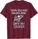 Skeleton Pun Funny Halloween Bone Joke Humor Costume T-Shirt - T-Shirt | Maroon
