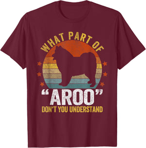 Funny Samoyed Mom Samoyed Dad Retro Vintage Samoyed Dog T-Shirt - T-Shirt | Maroon