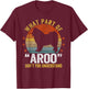 Funny Samoyed Mom Samoyed Dad Retro Vintage Samoyed Dog T-Shirt - T-Shirt | Maroon