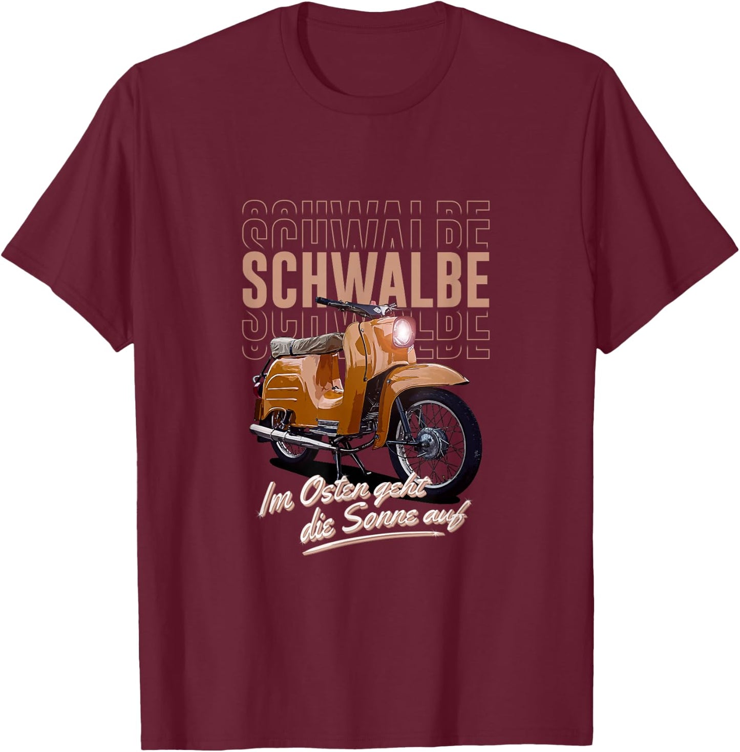 Schwalbe KR51 , black T-Shirt - T-Shirt | Maroon