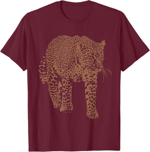 Leopard T-Shirt - T-Shirt | Maroon