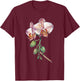 Orchid, butterfly orchid, Phalaenopsis spec. buds T-Shirt - T-Shirt | Maroon