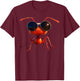 Ant Forest Ant Fire Ant Insect Small Cute Ants , black, S T-Shirt - T-Shirt | Maroon