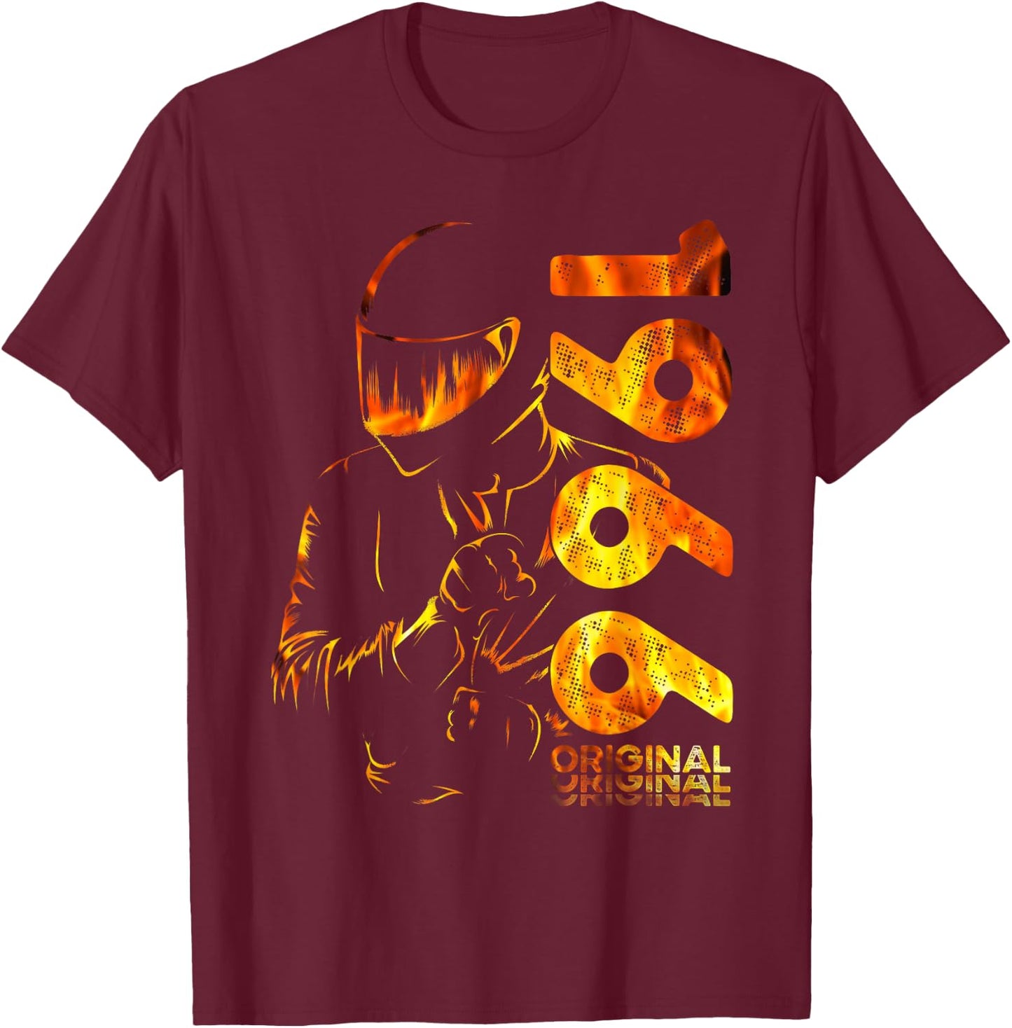 60. Geburtstag Mann Motorrad Motorradfahrer Biker 1966 T-Shirt - T-Shirt | Maroon