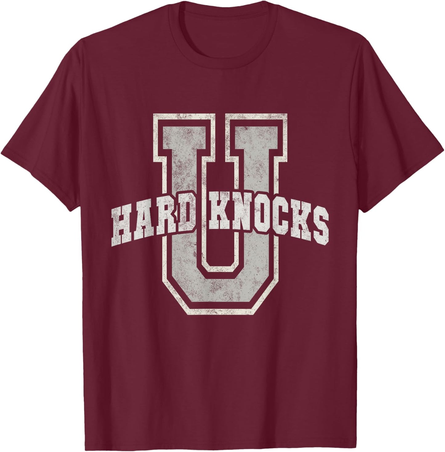 University of HARD KNOCKS Life Goals Black Business Owner T-Shirt - T-Shirt | Maroon