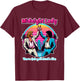 Midnight Lady, Malle Party, Buffalo, 80s Party, Malle Song , black T-Shirt - T-Shirt | Maroon