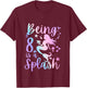 8 Year Old 8th Mermaid Birthday Under Sea Party Themed T-Shirt - T-Shirt | Maroon
