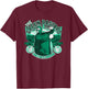 Ripple Junction x Trailer Park Boys The Green Wrestler , Black, S T-Shirt - T-Shirt | Maroon