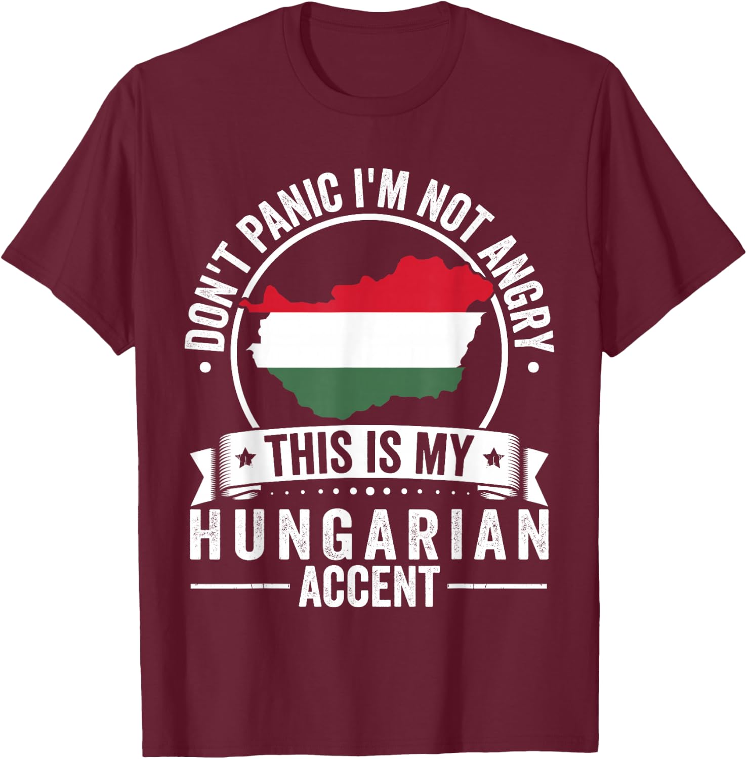 Hungarian Roots Funny Hungary Heritage Apparel Men Women T-Shirt - T-Shirt | Maroon