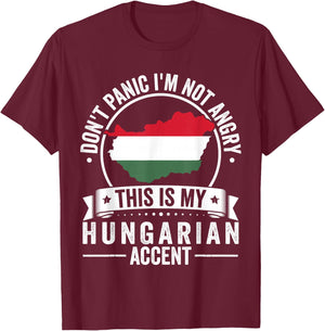 Hungarian Roots Funny Hungary Heritage Apparel Men Women T-Shirt - T-Shirt | Maroon