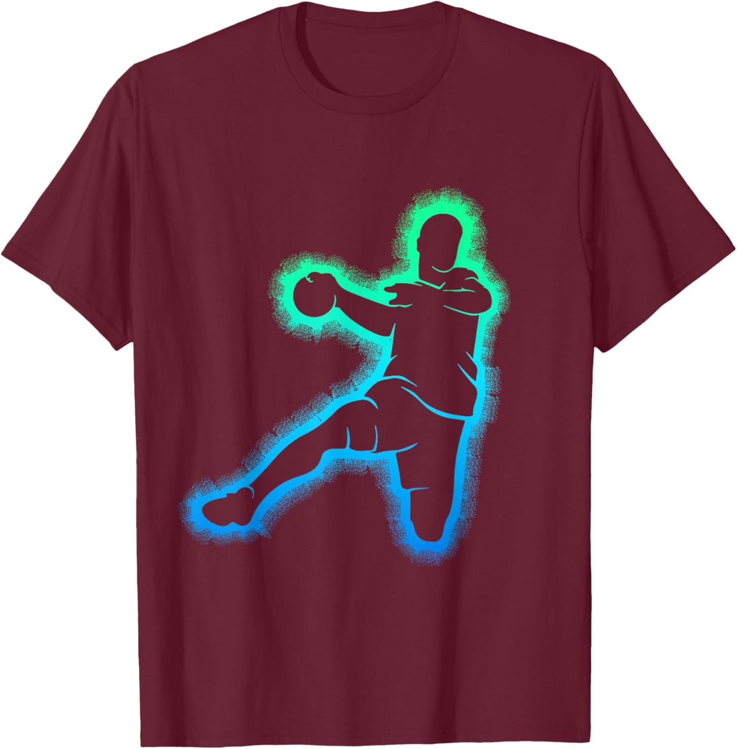 Handball Handballer Boys Children's , black T-Shirt - T-Shirt | Maroon